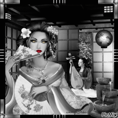 Geisha - Darmowy animowany GIF