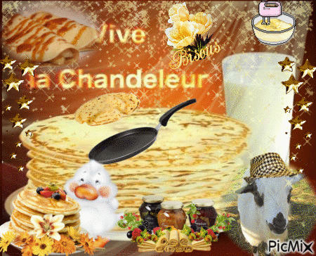 charlie fête la chandeleur - Nemokamas animacinis gif
