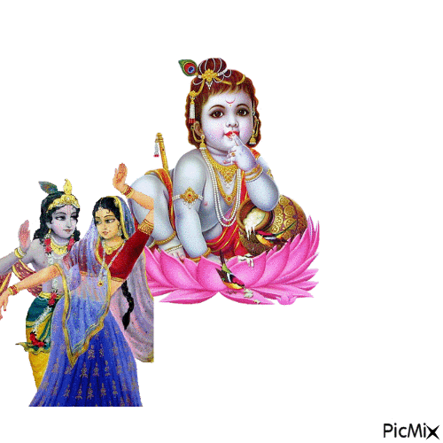 Krishna - GIF animé gratuit