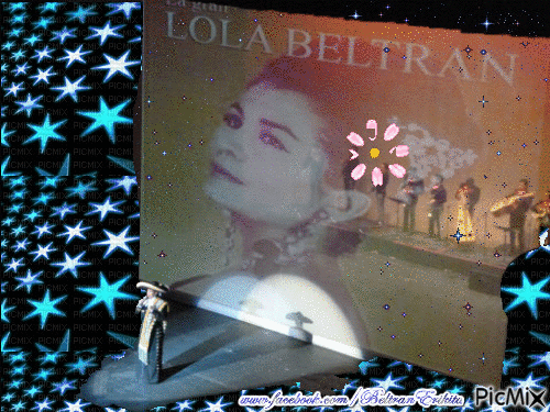 Lola Beltran - Zdarma animovaný GIF
