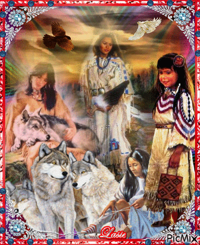 Les Amérindiennes ♥♥♥ - GIF animé gratuit