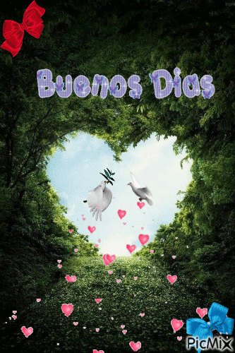 Buenos Dias - Ingyenes animált GIF