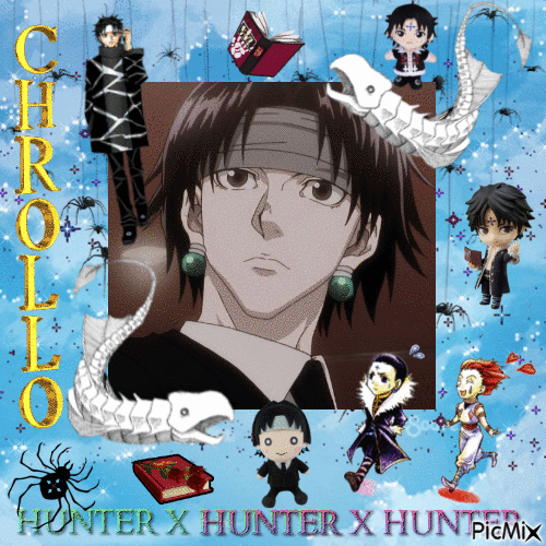 Chrollo Lucilfer Hunter x Hunter - Безплатен анимиран GIF