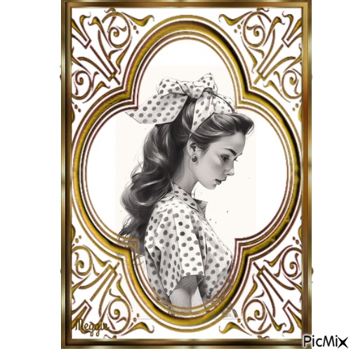 girl from the fifties - png gratis
