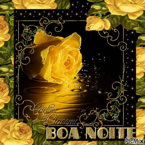 rosas amarelas bn - Free animated GIF