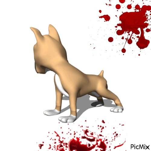 dog cute funny unique blood - Ücretsiz animasyonlu GIF