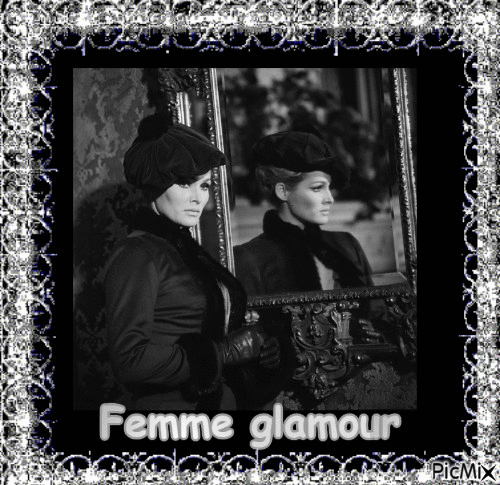 Femme glamour - Безплатен анимиран GIF
