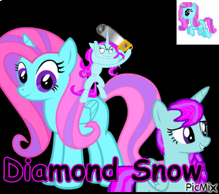 Diamond snow - GIF animé gratuit