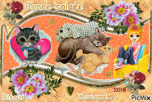 Bonsoir(Le 8-02-2016) - Bezmaksas animēts GIF