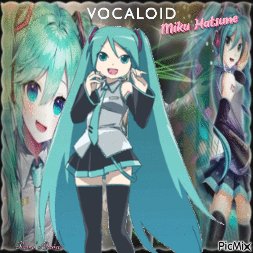 Concours : Vocaloid Miku Hatsune - Bezmaksas animēts GIF