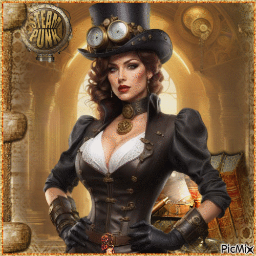 Concours : Femme Steampunk - GIF animate gratis