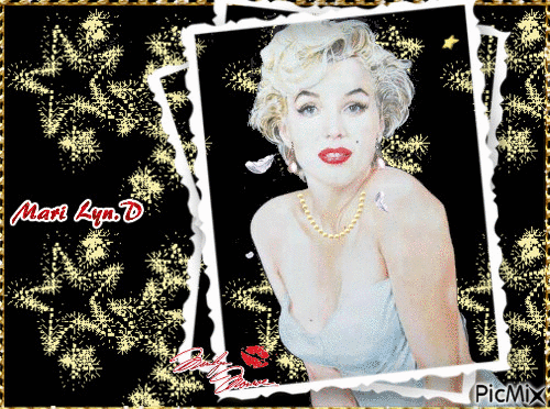 POUR UNE BELLE SOIREE MARILYN/MARY - Gratis animeret GIF