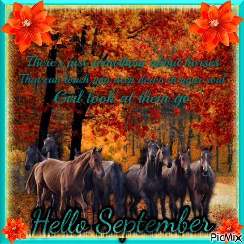 Hello September - gratis png