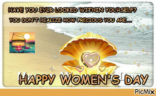 happy women day - 免费动画 GIF