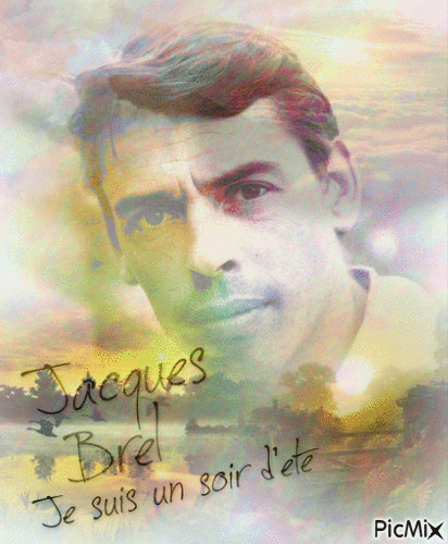 Jacques Brel - Free animated GIF