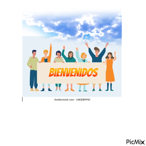 Bienvenidos - Animovaný GIF zadarmo