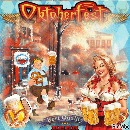 Oktoberfest - Zdarma animovaný GIF