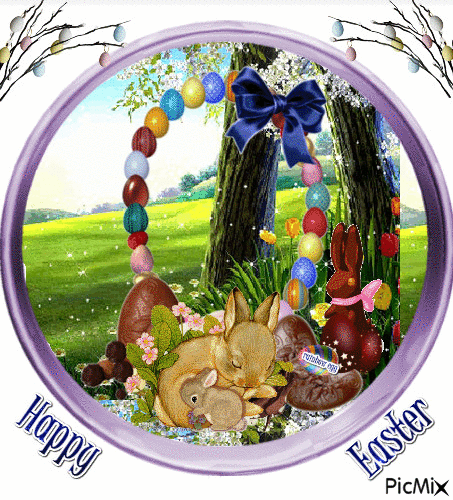 Easter basket - Nemokamas animacinis gif