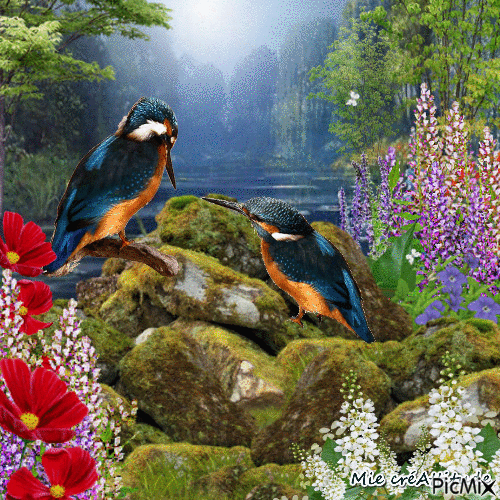Une jolie nature - Безплатен анимиран GIF