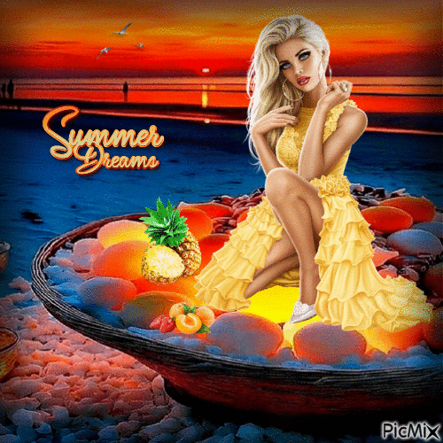 summer dreams - 無料のアニメーション GIF