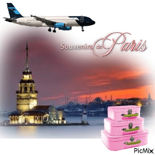 Souvenirs De Paris - gratis png