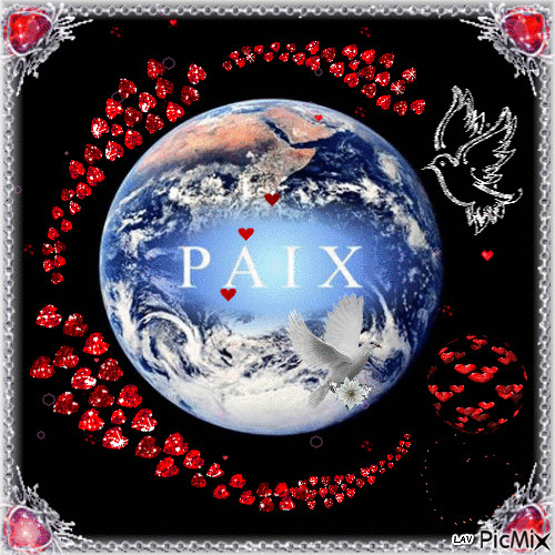 Paix Planète LAV - GIF animate gratis