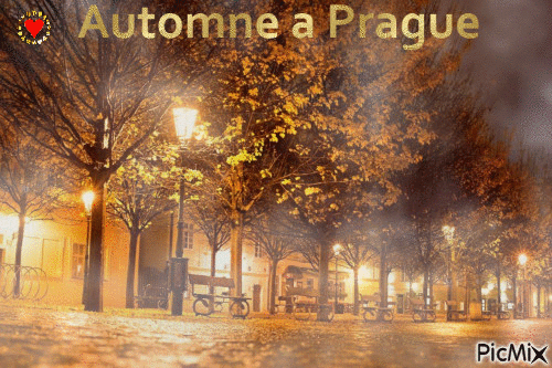 automne a Prague - Nemokamas animacinis gif