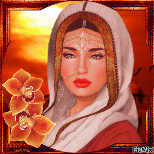 La belle marocaine - GIF animado grátis