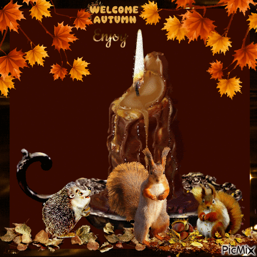 Welcome Autumn. Enjoy - Ücretsiz animasyonlu GIF