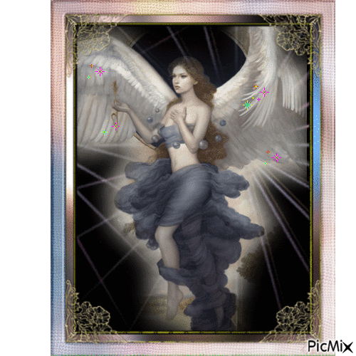 portrait of an angel - Ingyenes animált GIF