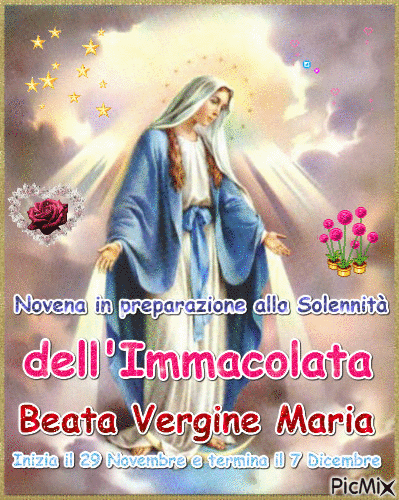 Beata Vergine Maria Immacolata - Bezmaksas animēts GIF