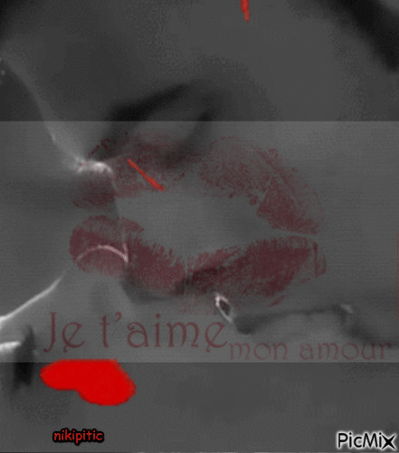 mon amour - Безплатен анимиран GIF