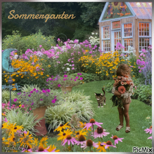 Sommergarten - Ilmainen animoitu GIF