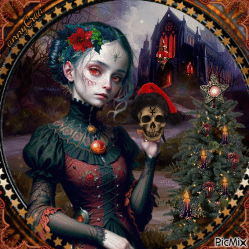 Christmas gothic - Gratis geanimeerde GIF