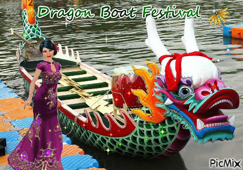Dragon Boat festival - Безплатен анимиран GIF