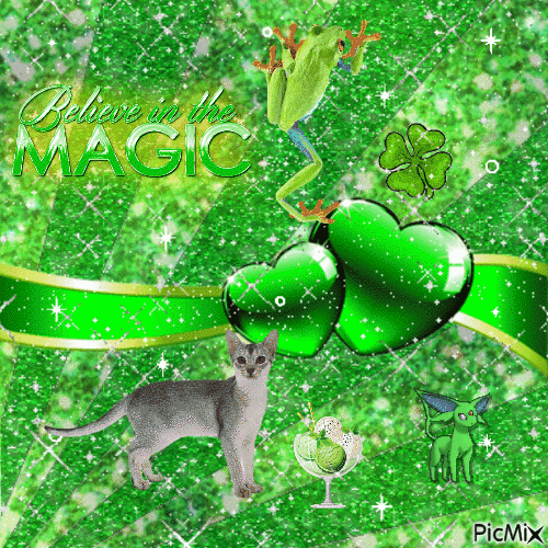 Green magic 🪄 - Gratis animeret GIF