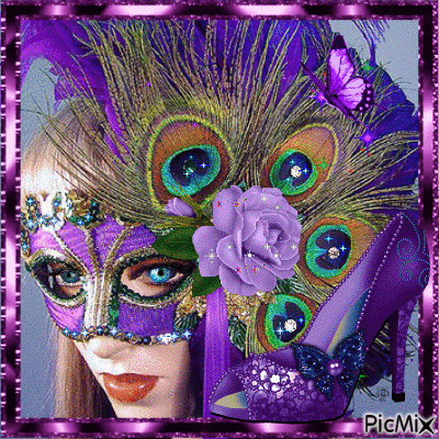 Carnival mask - Gratis animeret GIF