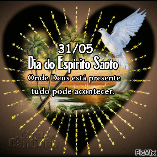 Dia do Espirito Santo - Бесплатный анимированный гифка