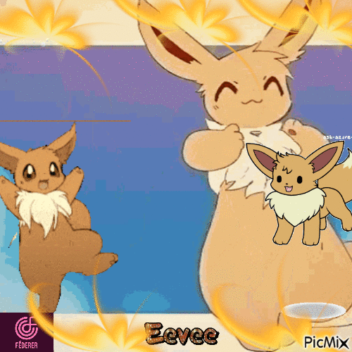 Kedvenc Eevee evolúciód - 無料のアニメーション GIF