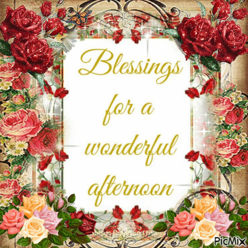 Blessings afternoon - Gratis animerad GIF