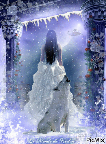 l'ange d'hiver - Ingyenes animált GIF