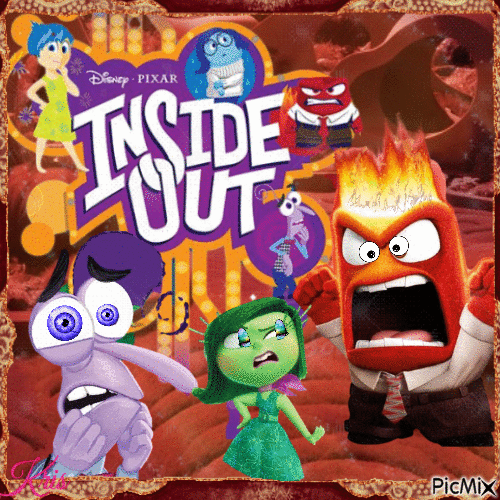 Disney Pixar Inside Out - Colère - Δωρεάν κινούμενο GIF