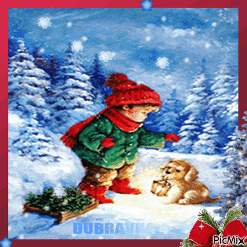 Feliz Navidad queridos amigos!  26/12/21 - GIF animado gratis