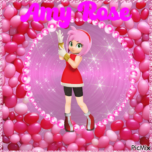 Concours : Amy Rose & Jelly Beans - Δωρεάν κινούμενο GIF