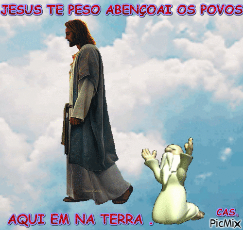 JESUS TE PESO ABENÇOE OS POVOS ? AQUI NATERRA ? - Free animated GIF