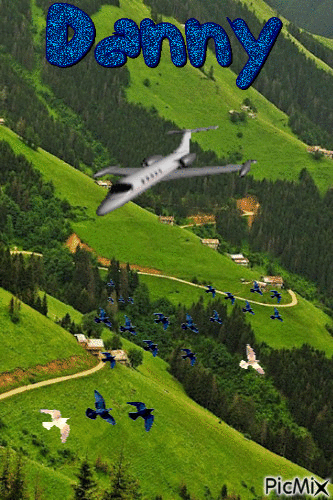 Vu aérienne - Ingyenes animált GIF