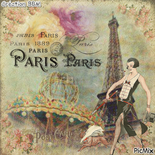 Paris par BBM - GIF animado grátis
