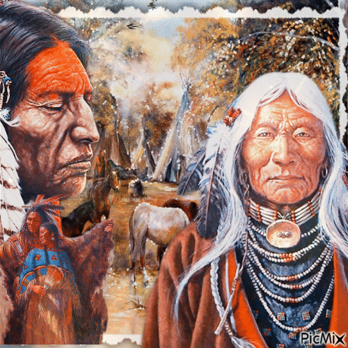 Amerikanische Ureinwohner - Безплатен анимиран GIF