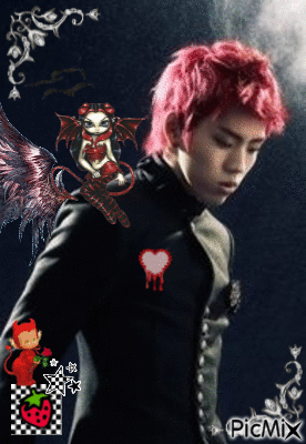 devil dongwoo - Free animated GIF