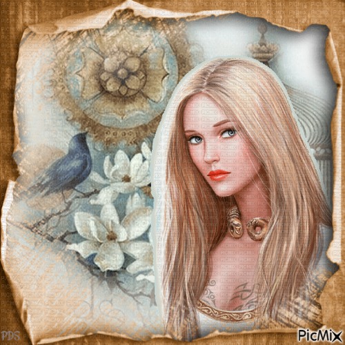 Portrait d'une femme blonde. - png grátis